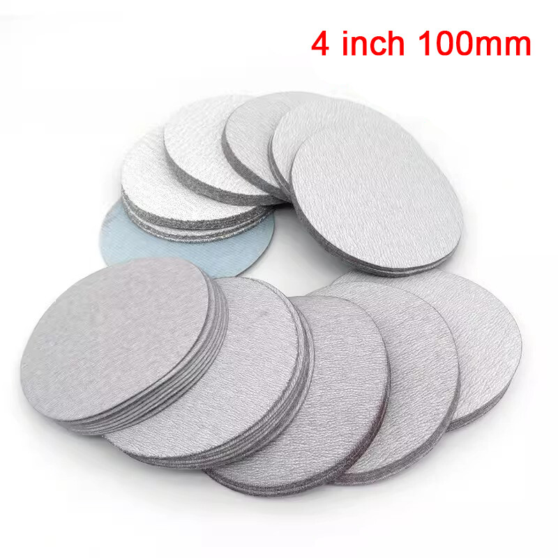 100mm 60-1000 Grit Dry Sanding Disc 4 Inch Hook and Loop Abrasive Sandpaper Pads