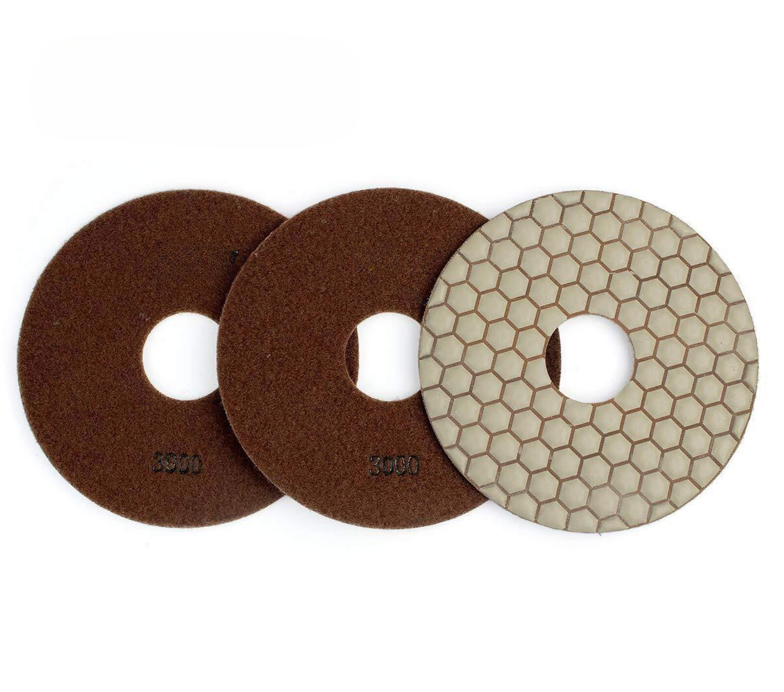 6″ Flexible Dry Diamond Polishing Pads for Granite Marble Sanding Discs