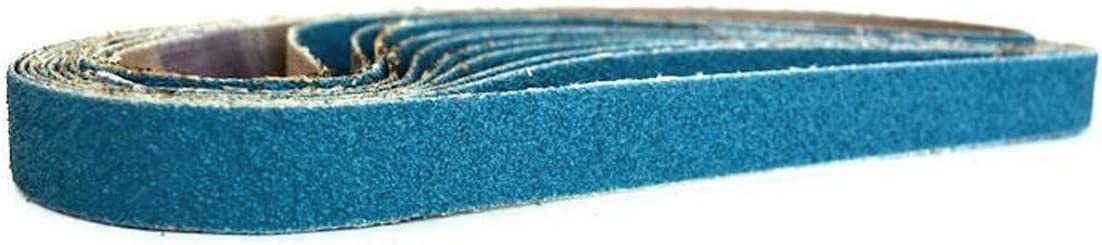 Zirconia Sanding Belts 1.5 x 30 inch Belt Grinder Metal Steel Sanding