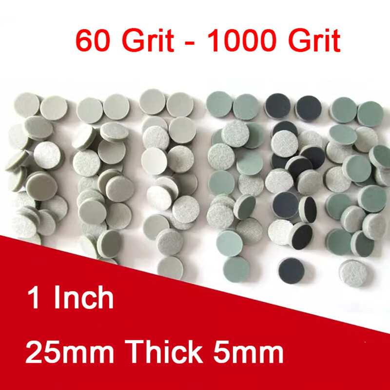 1 Inch 25mm Dry Sanding Discs Hook and Loop Abrasive Sandpaper Pads 60-1000 Grit