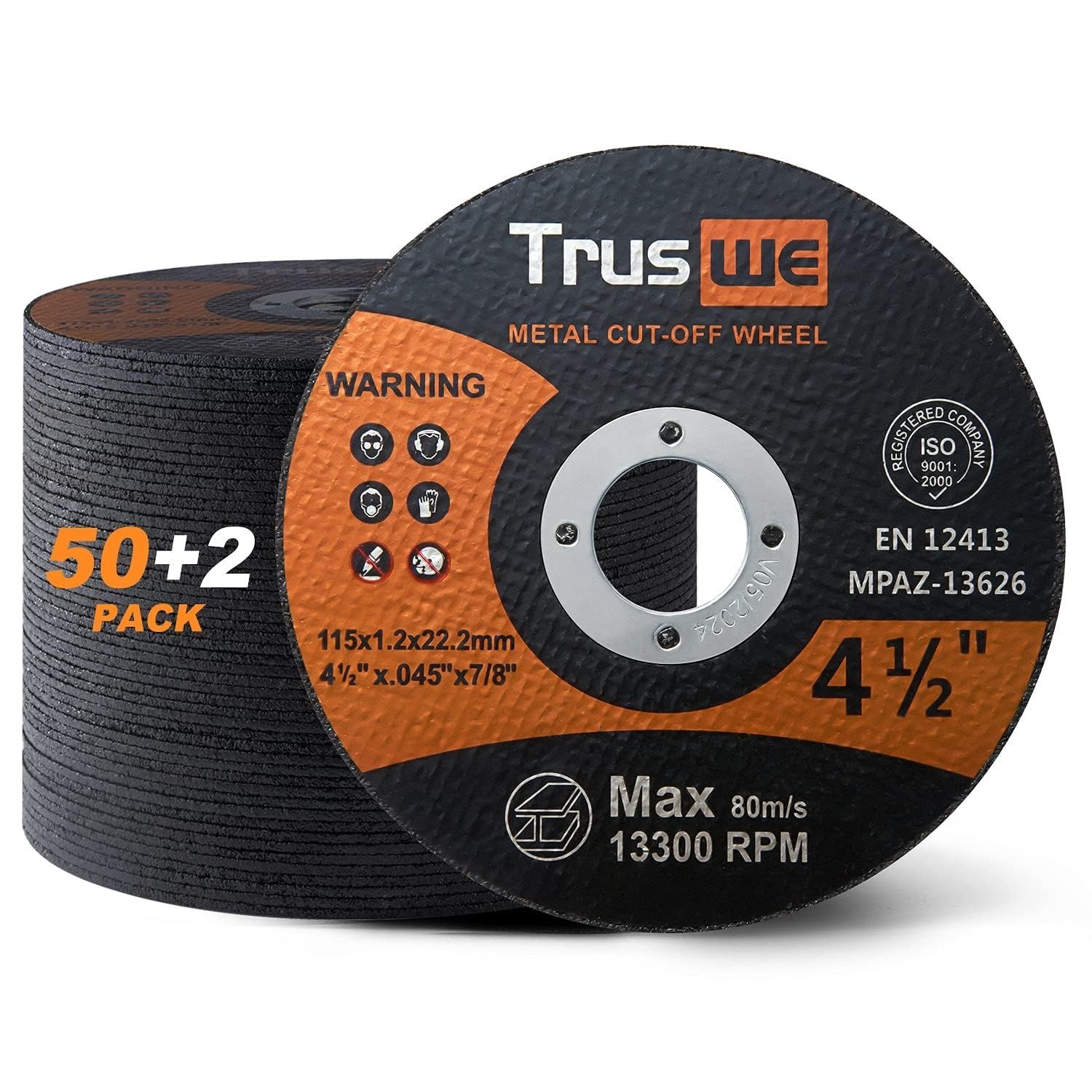 6″ Cut Off Wheels for Angle Grinder – 25 PCS Ultra Thin Cutting Discs