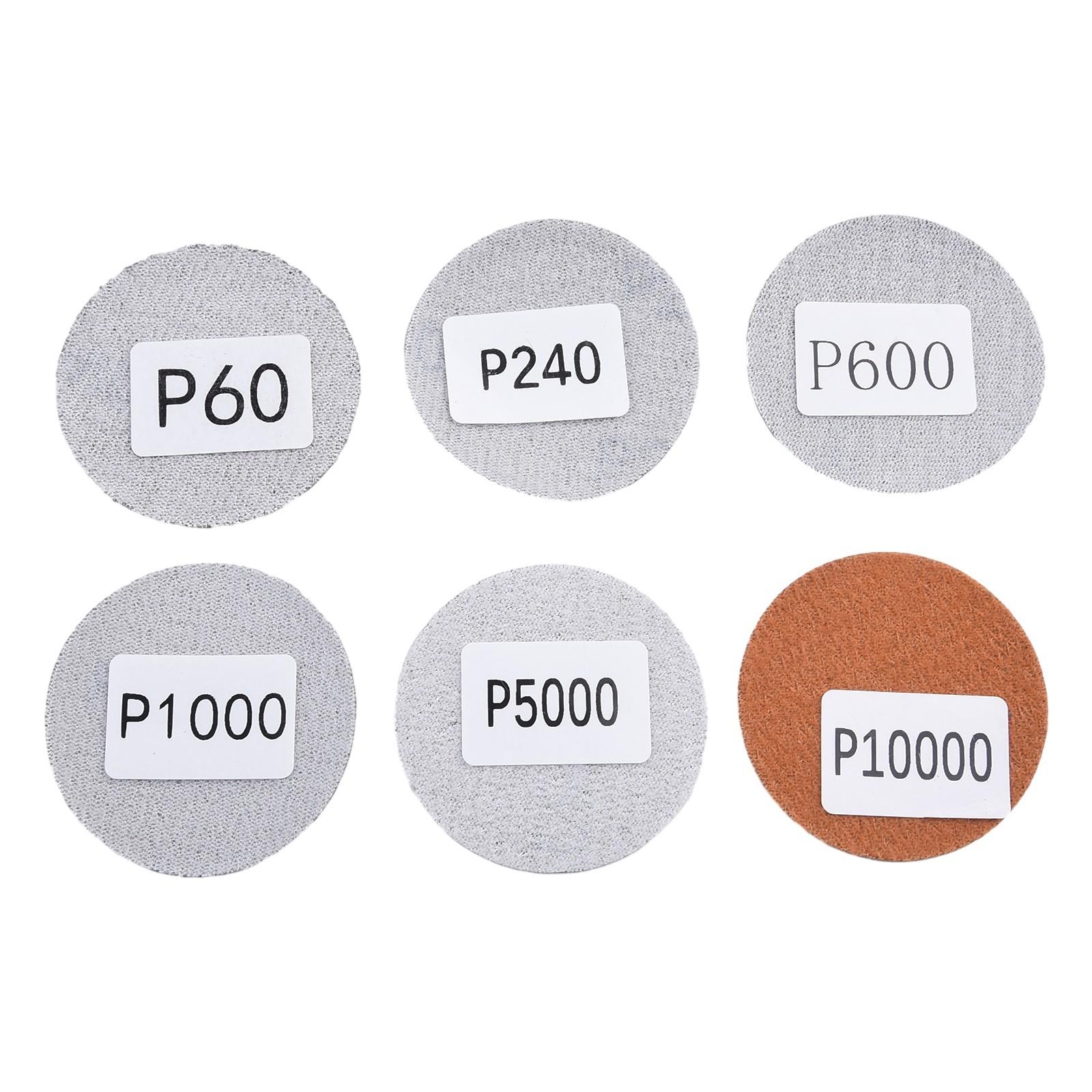 30PCS Sand Paper 60/240/600/1000/5000/10000 Grit Sanding Discs Wet&Dry
