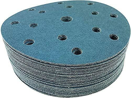 Starcke Premium 6 Inch 15 Hole Hook and Loop Grip Sanding Discs