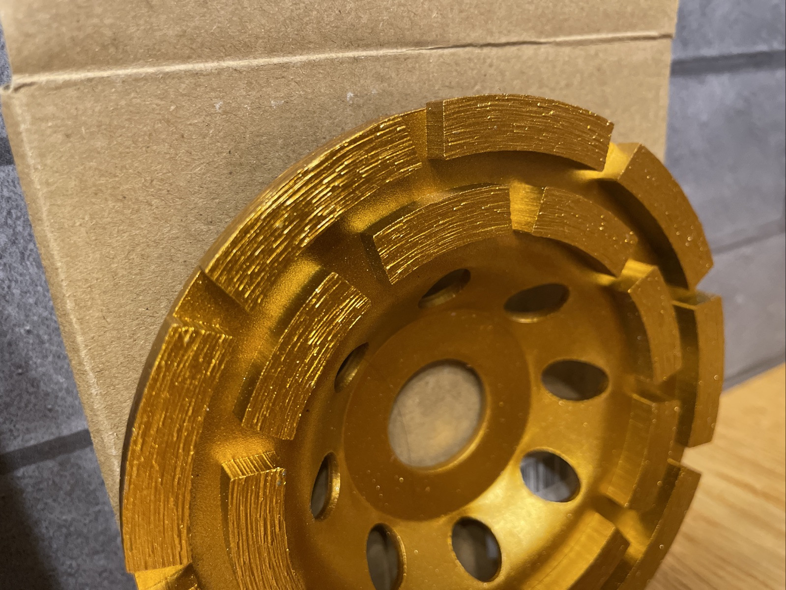 (2) Kseibi #644030 4-1/2 Inch Double Row Segmented Diamond Cup Grinding Wheel