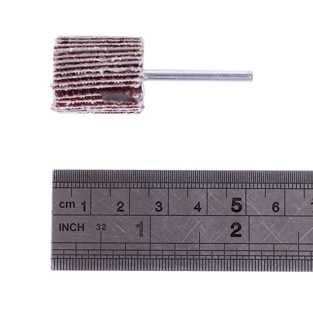 20PCS 80 Grit Flap Wheel Sander Set for Rotary Tools – Ideal for Metal & Wood