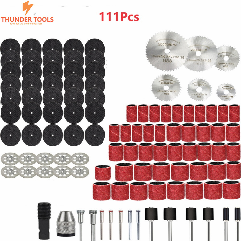 Thunder Tools 147 Pcs Grinding Sanding Polishing Rotary Tool Wheel Accessory Kit