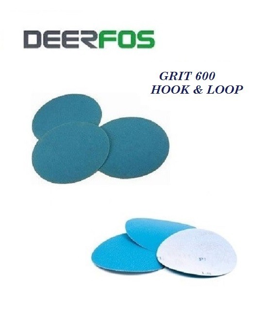 DEERFOS 6″ SANDING DISC 600 GRIT SANDPAPER SHEET HOOK & LOOP 10PCS