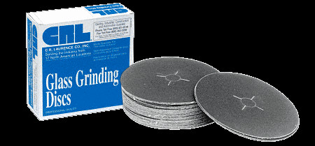CRL 6″ x 7/8″ 120X Grit Polyester Back Sanding Discs – pack of 50