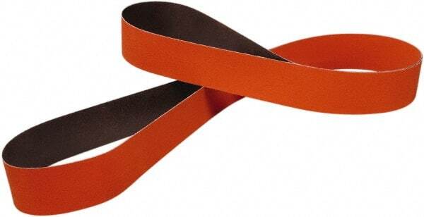 3M 7000119512 Abrasive Belt: 3-1/2″ Wide x 15-1/2″ Long, Medium 60 Grit Ceramic