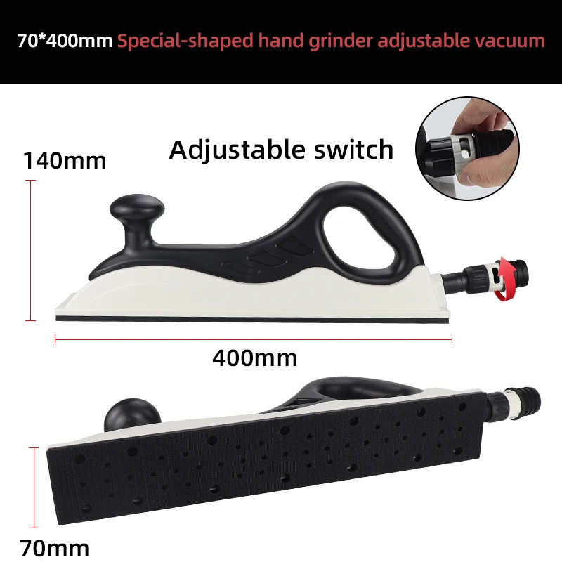HIFESON 125/198/400Mm Hand Sanding Block Dry Grinding Board Hand Abrasive Block
