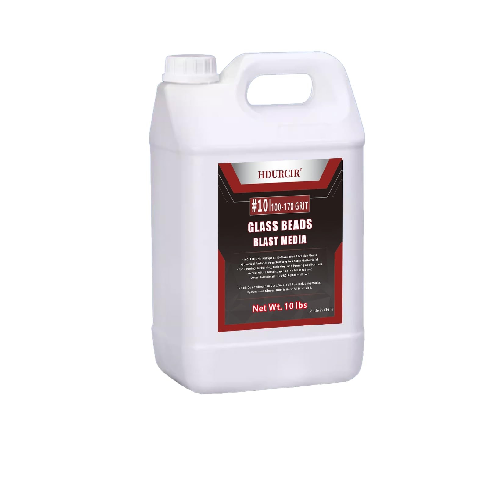 #10 Glass Beads – 10 lb (4.5 kg) – Sand Blasting Abrasive Media (Medium)
