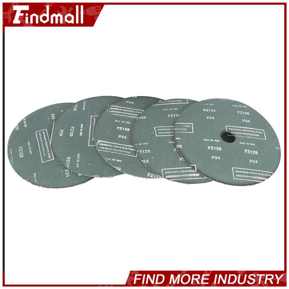 Findmall 25Pcs 24 Grit & 36 Grit Zirconia Resin Fiber Grinding And Sanding Discs