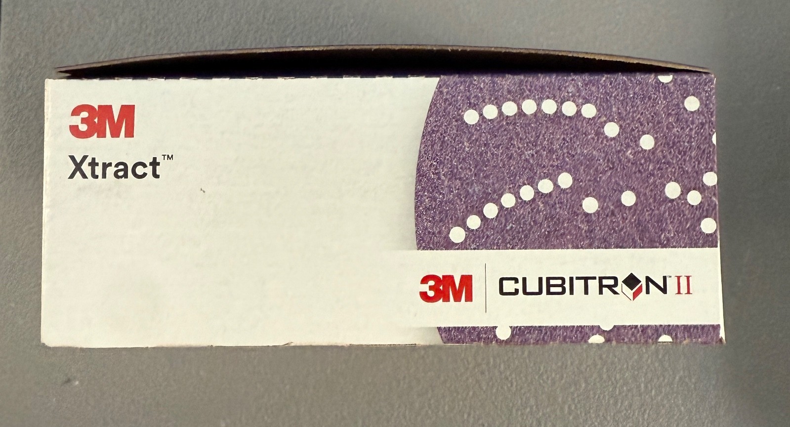 3M Xtract Cubitron II Sandpaper Box 50 Discs Purple 240 Grit 66992
