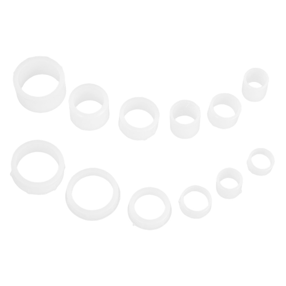12Pcs Precision Plastic Bench Grinder Wheel Adapter Bushings for Home DIY Use