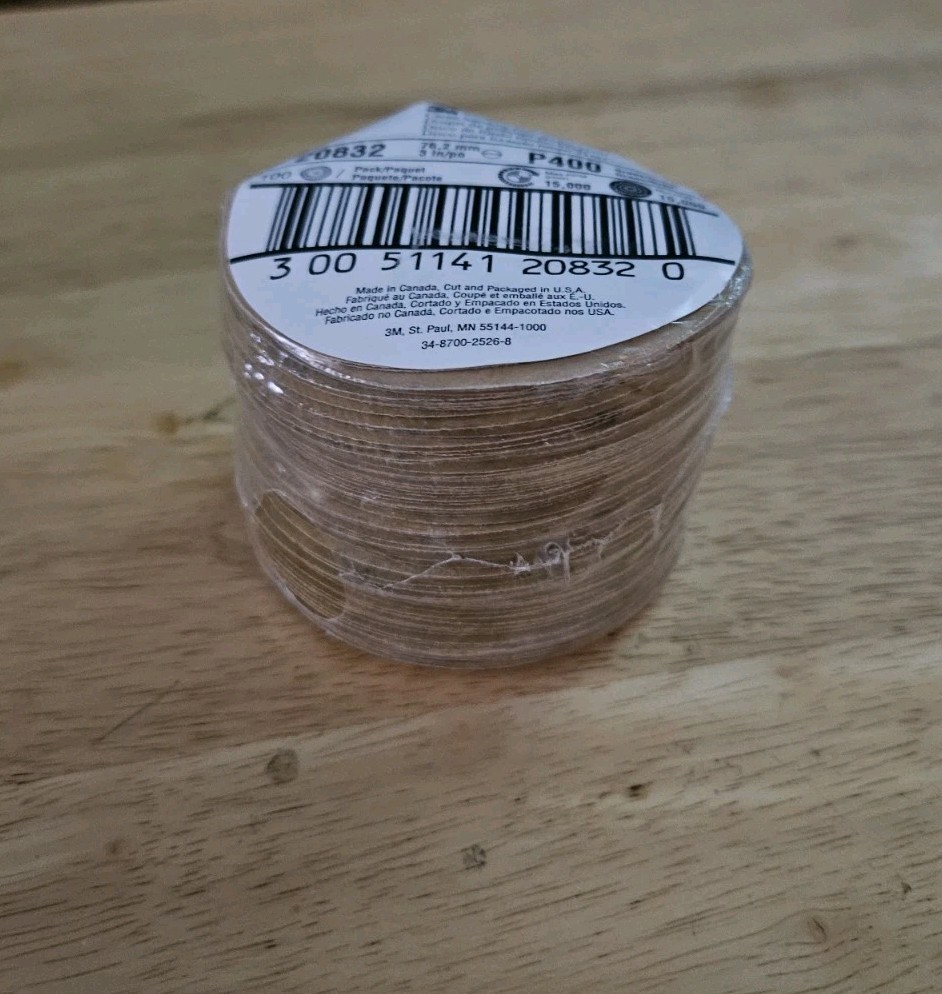 3M Clean Sanding Discs Pack of 100 | 216U | 20832 | P400