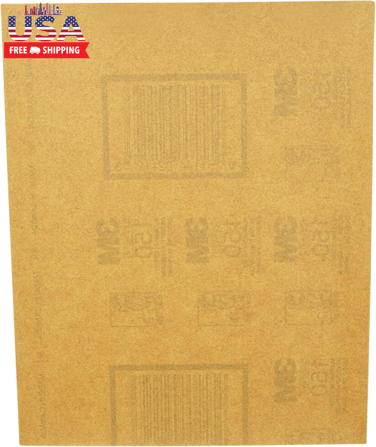 Aluminum Oxide Sandpaper, 5 Sheets, Assorted Grit 100-150-220, 9-In X 11-In, Mul