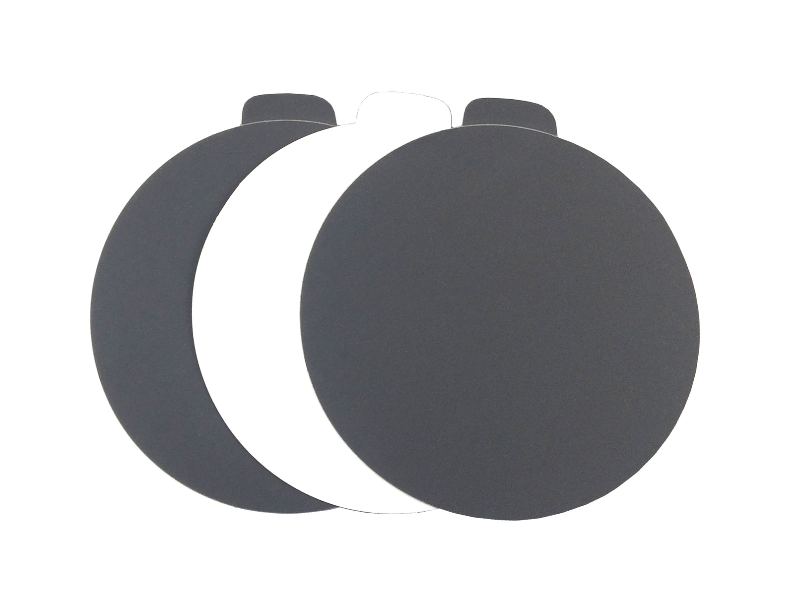 5″ Black Waterproof Adhesive PSA Tab Sanding Discs (100 Pack, 1500 Grit)