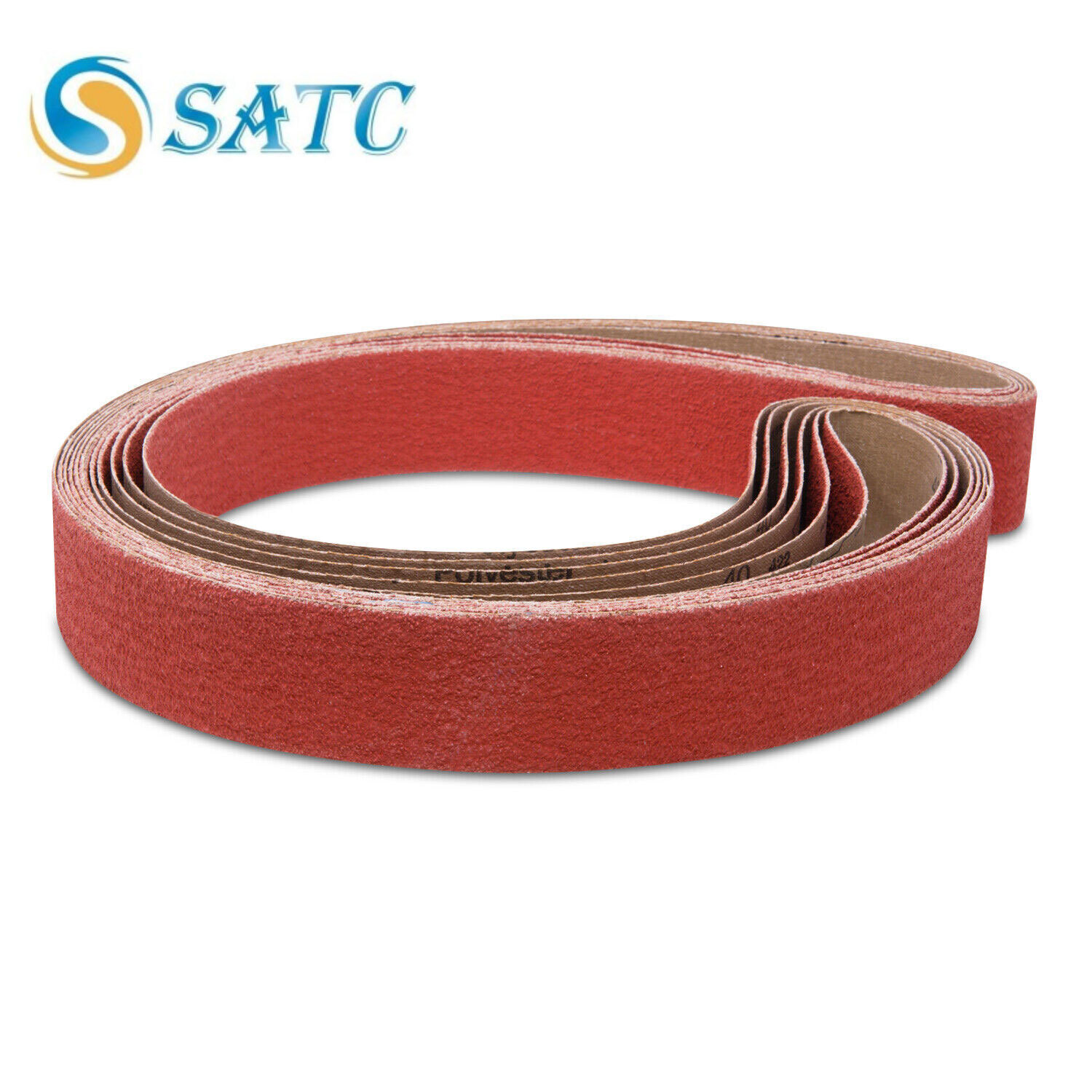 6 PACK 2″ x 72″ Premium Metal Grinding Ceramic Sanding Belts for Metal 80 Grit