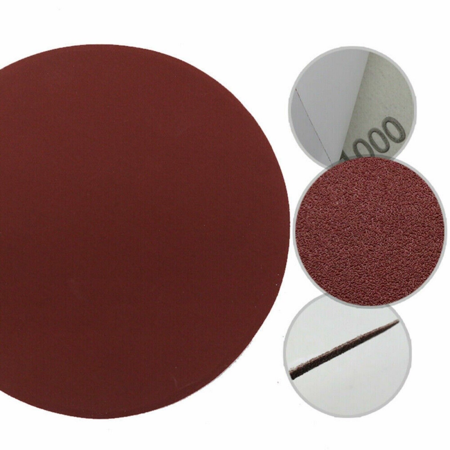 5” 6” PSA Sanding Discs 125mm 150mm Sticky Back Sand Paper Pads 60 – 2000 Grit