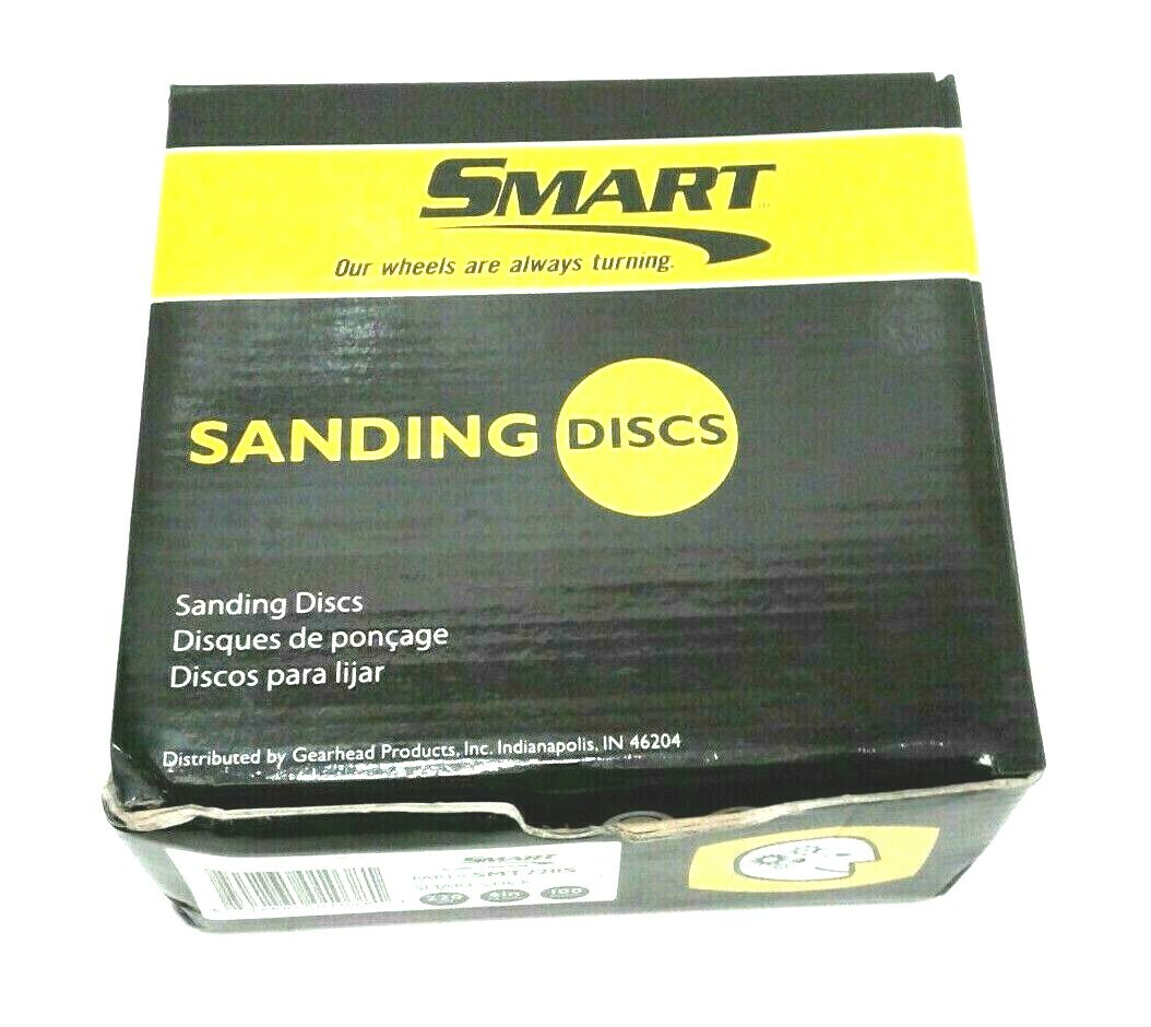 Smart SMT220S Sanding Discs 220 Grit, 6″ No Hole, 100 Pieces