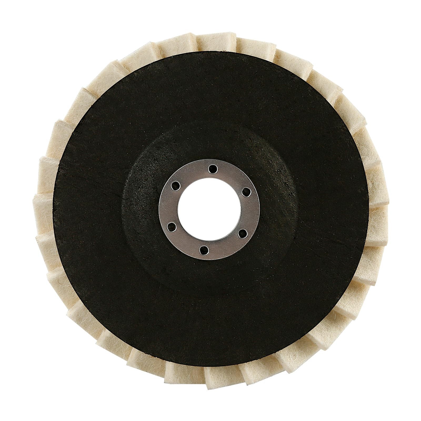 3PCS 5Inch Stone Polishing Wheels – Wool Buffing Discs for Stainless Steel, A…