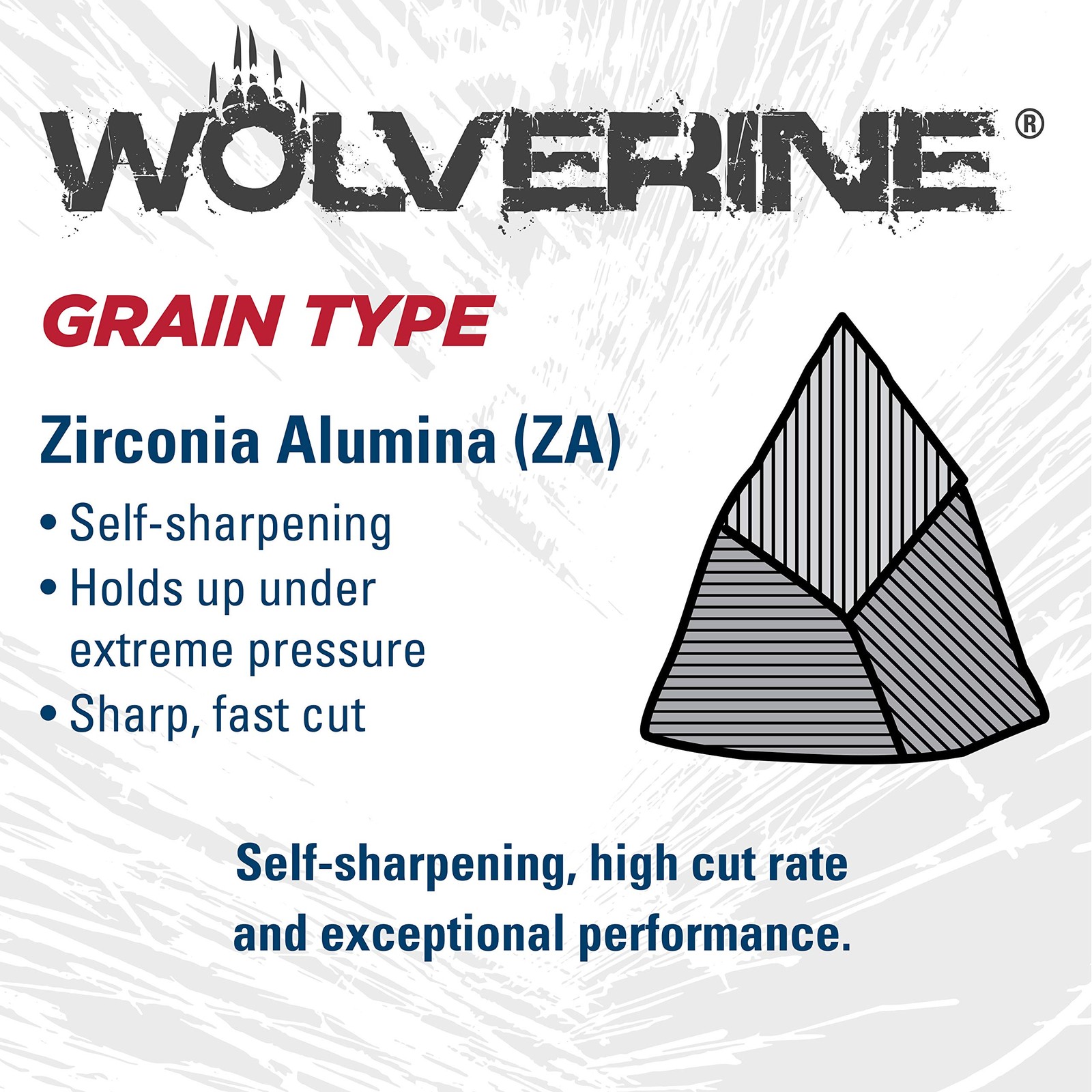 Weiler 62015 Wolverine Zirconia Alumina Resin Fiber Sanding Grinding Disc 5