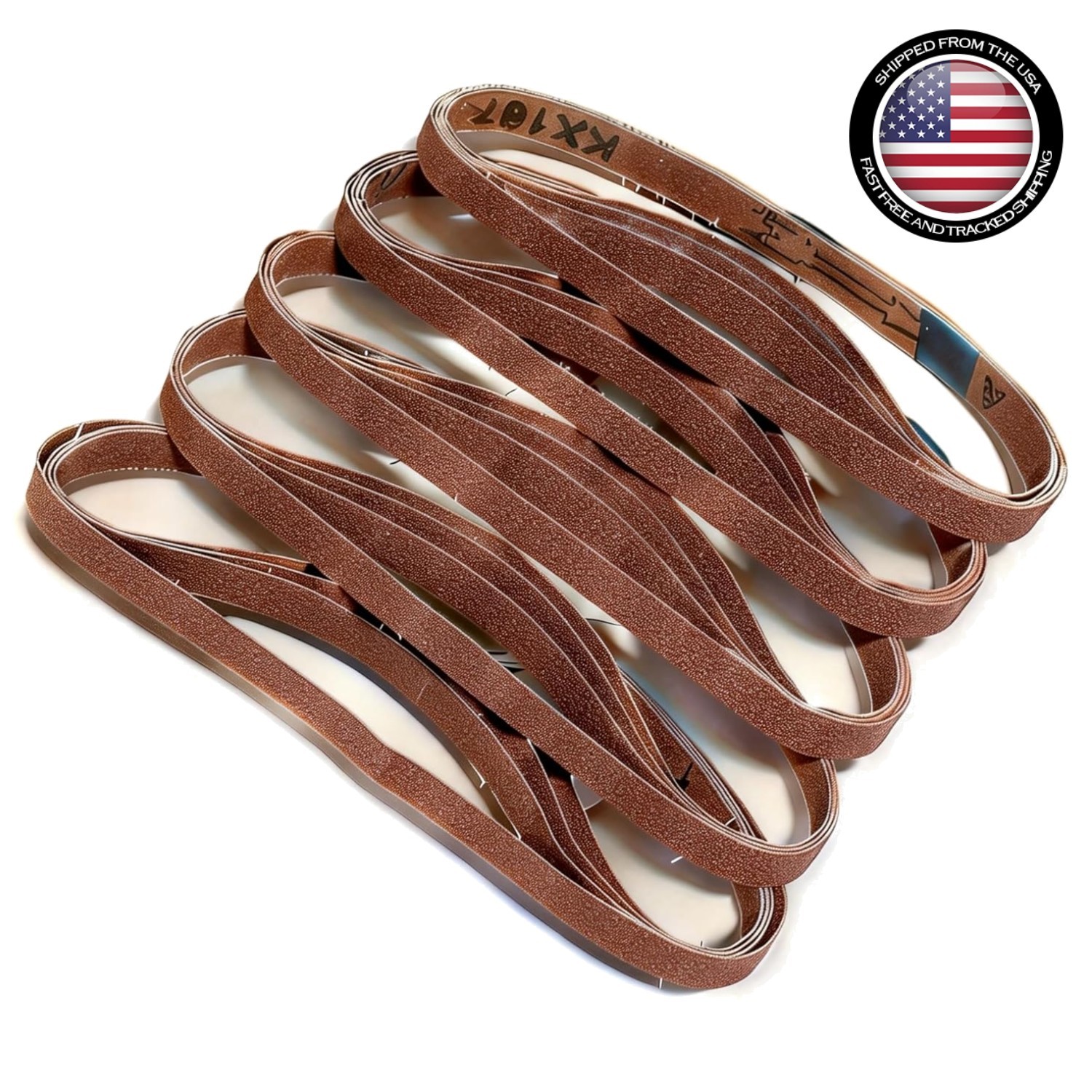Complete 20-Piece Sanding Belt Set – 1/2 x 18 Inches for Wood & Metal Finishing