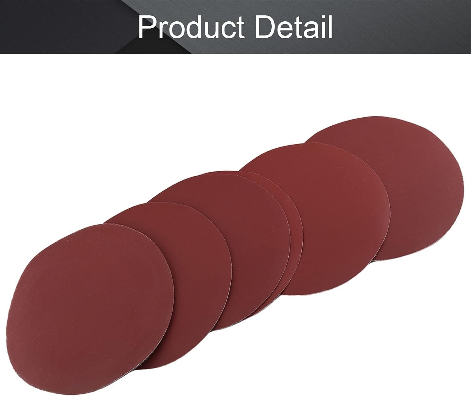 Durable 7 Inch 320 Grit Sanding Pads – Easy Install, Silicon Carbide, 10 Count