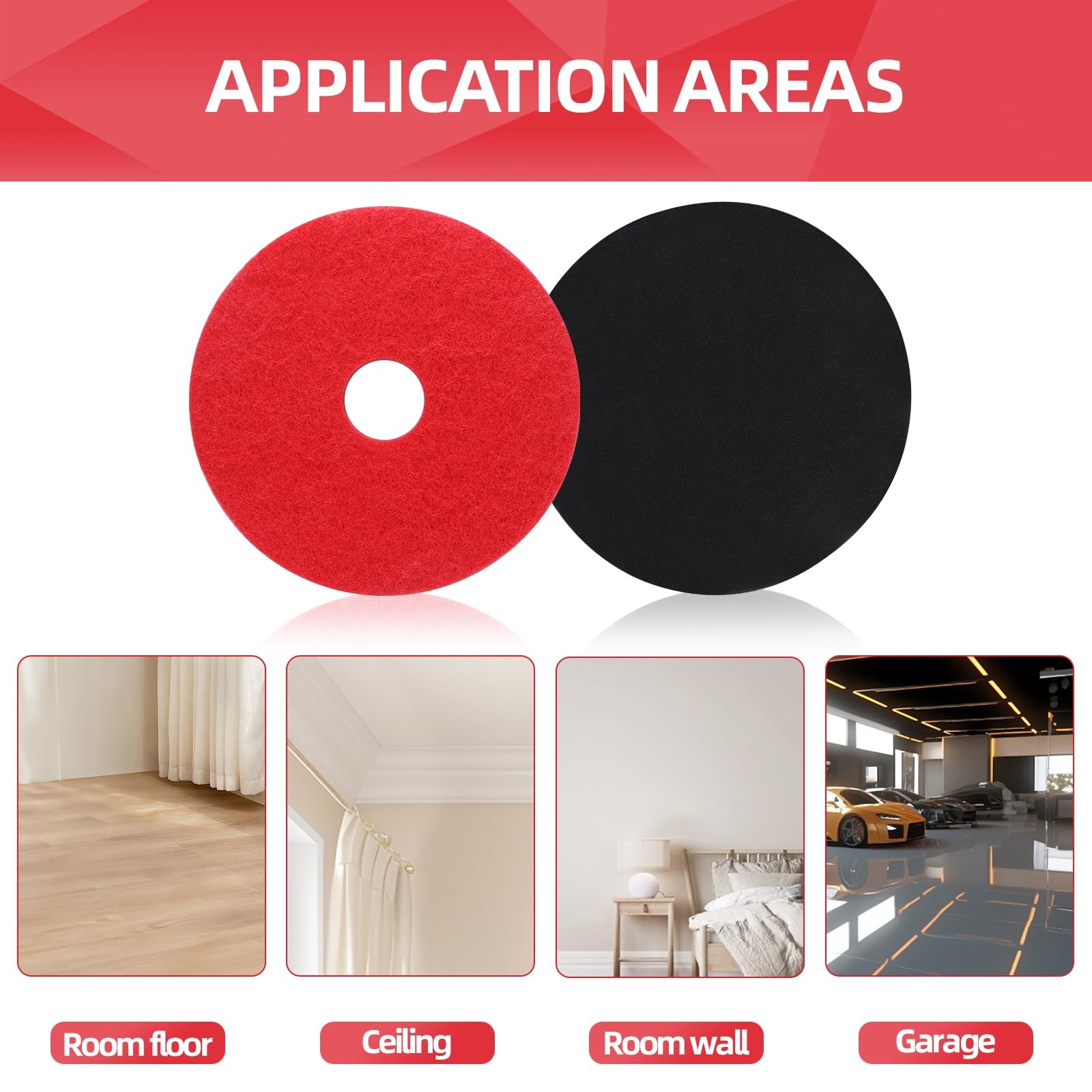 10 PCS 17 Inch 80 Grit Sanding Screen Discs With Buffer Pad Wood Floor