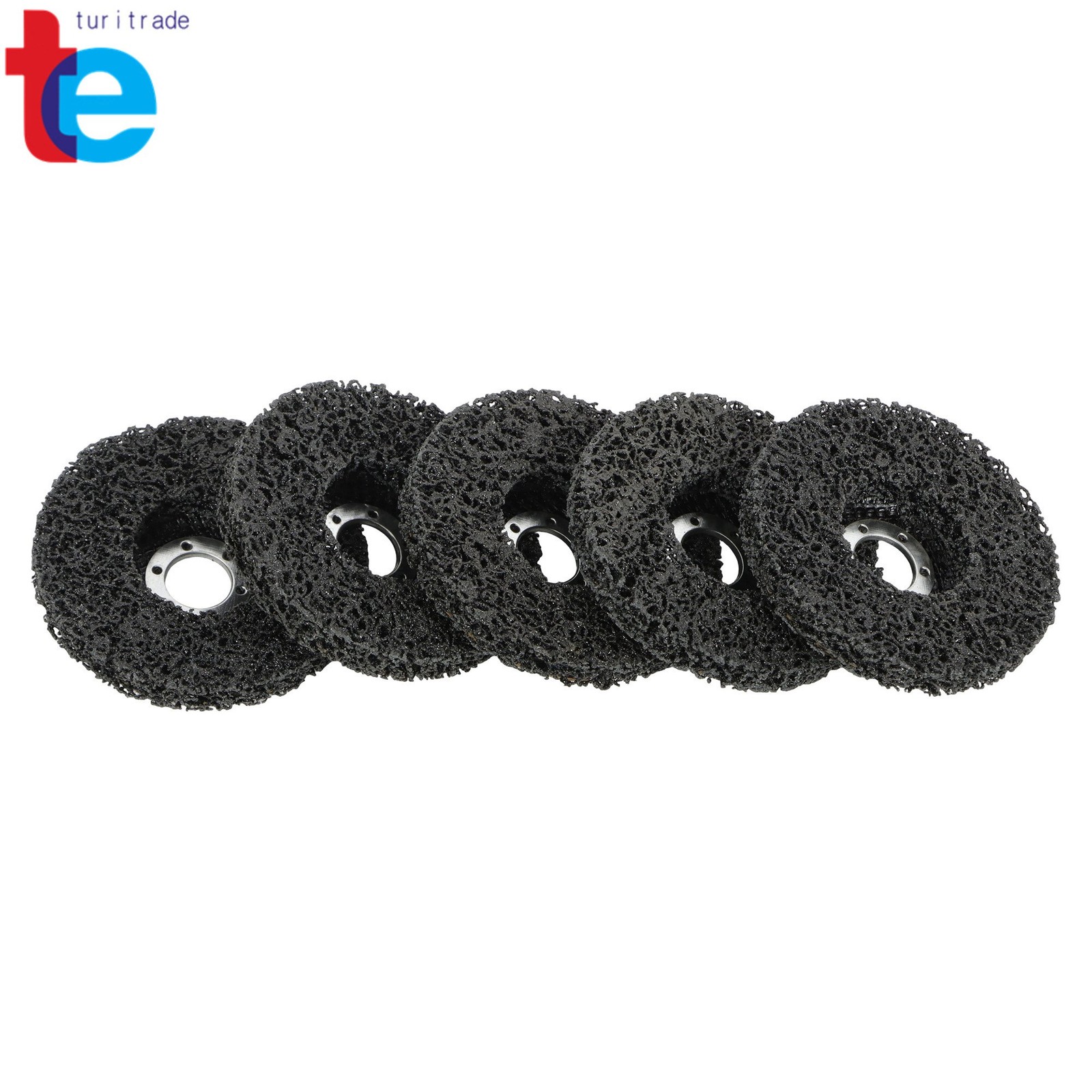 10 Pack 4-1/2Inch x 7/8Inch Strip Discs Wheel Black Diamond Grinding Discs