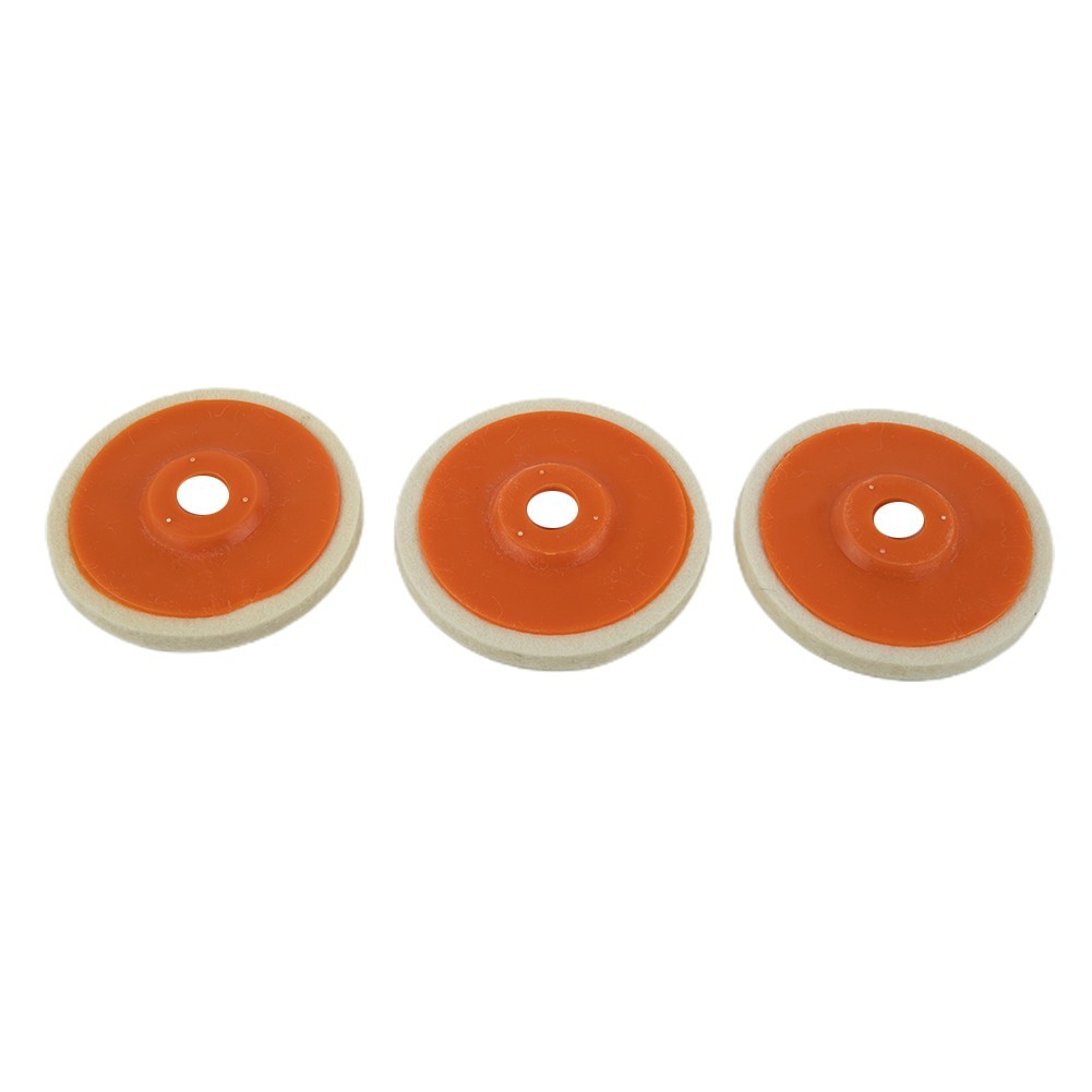 3pcs 4In 100mm Wool Polishing Wheel Buffing Angle Wheel Polishing Disc Abrasive