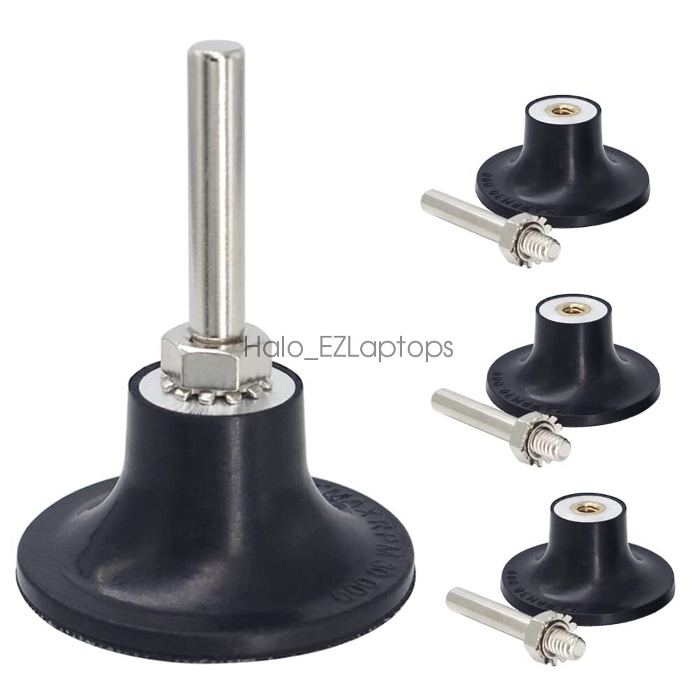 Roll Lock Sanding Disc Pad Holder 4PCS 1/4 Inch Shank Die Grinder Accessory