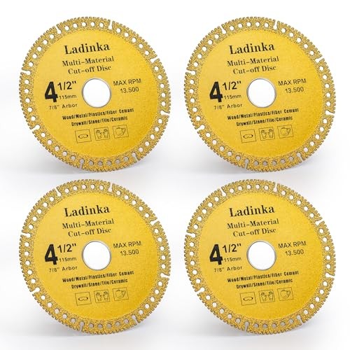 4-Pack 4-1/2 Inch Electro Plated Diamond Grinding Wheel – Heavy Duty