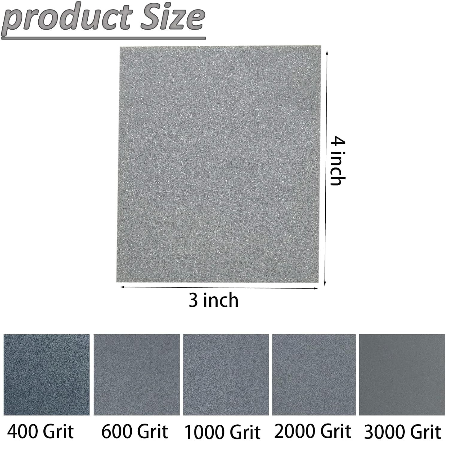 20 Pcs 3×4 Inch 400-3000 Grit Sanding Sponge Set Wet Dry Refinishing Automotive