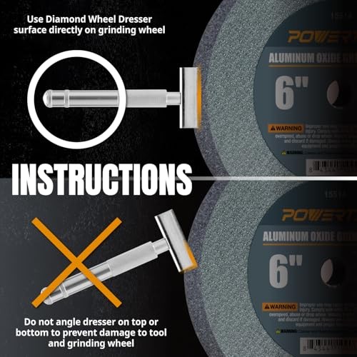 Grinding Wheel Dresser for Bench Grinder Wheel, Diamond Wheel dresser 1PK