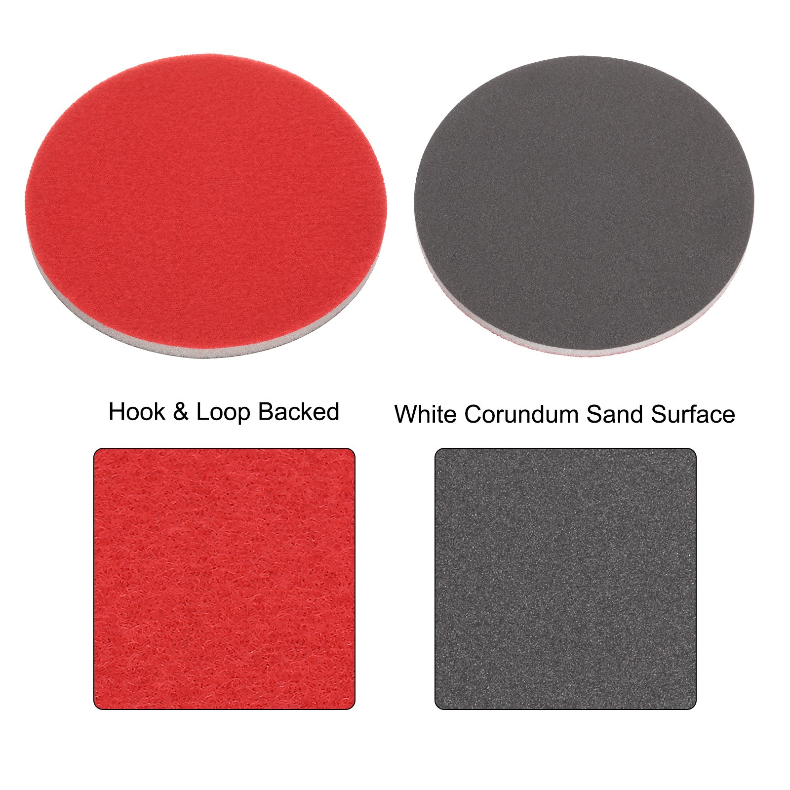 25pcs 1000 Grit Sanding Sponge 5 Inch Hook and Loop Sanding Disc Wet/Dry
