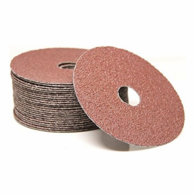 SATC 25PCS Aluminum Oxide Resin Fiber Discs 4-1/2″ 60 Grit for Metal&Woodworking