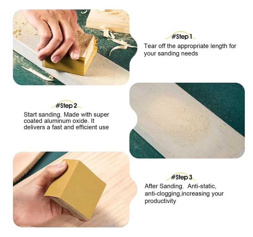PSA Sandpaper Roll 2-3/4″x20yd, Assorted Grit 60-1000 for Automotive&Woodworking