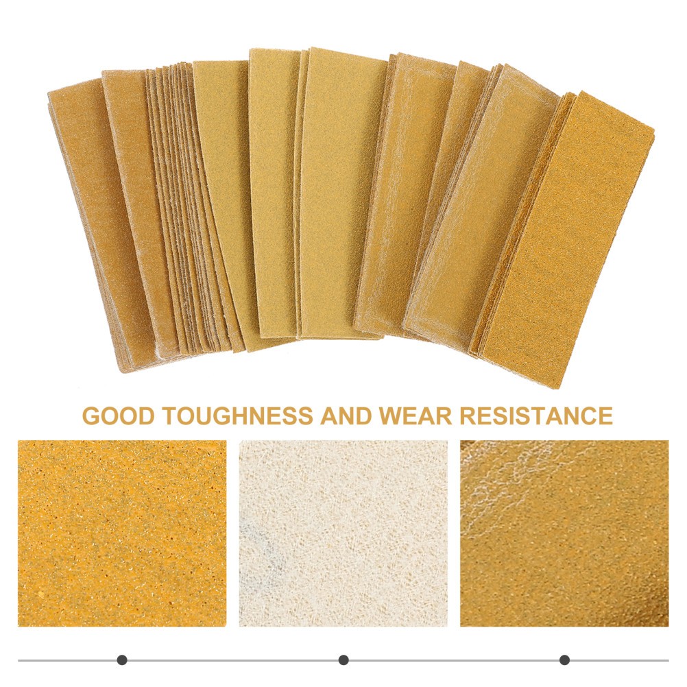 60 Sheets Sand Paper Set Assorted Grits 80 120 150 180 240 320 for Wood