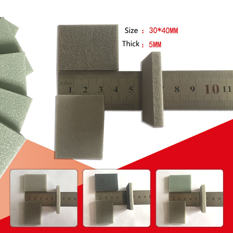 Foam Sanding Block 300-3000 Grit Flexible Wet/Dry Abrasive Sandpaper Sponge Pads