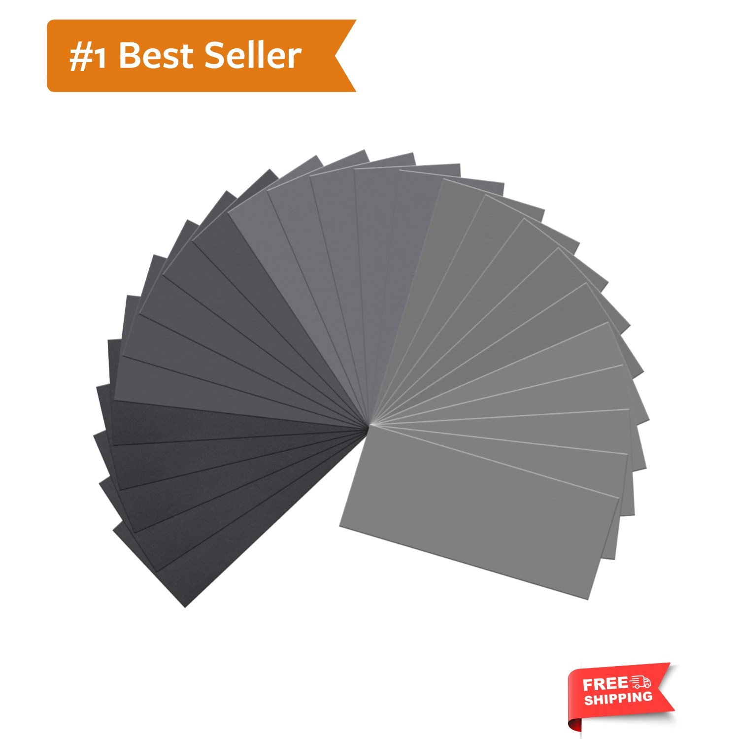 25PCS Sandpaper, Wet Dry Sandpaper, High Grit 1000 2000 3000 5000 7000 Sandpa…