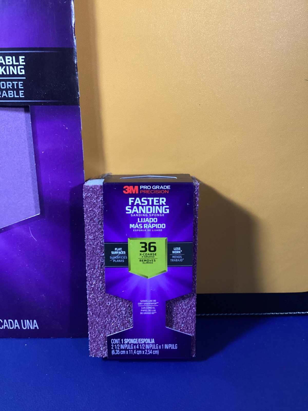 3M PRO GRADE PRECISION FASTER SANDING 4 SHEETS & TWO 36 X-COARSE SPONGES NEW