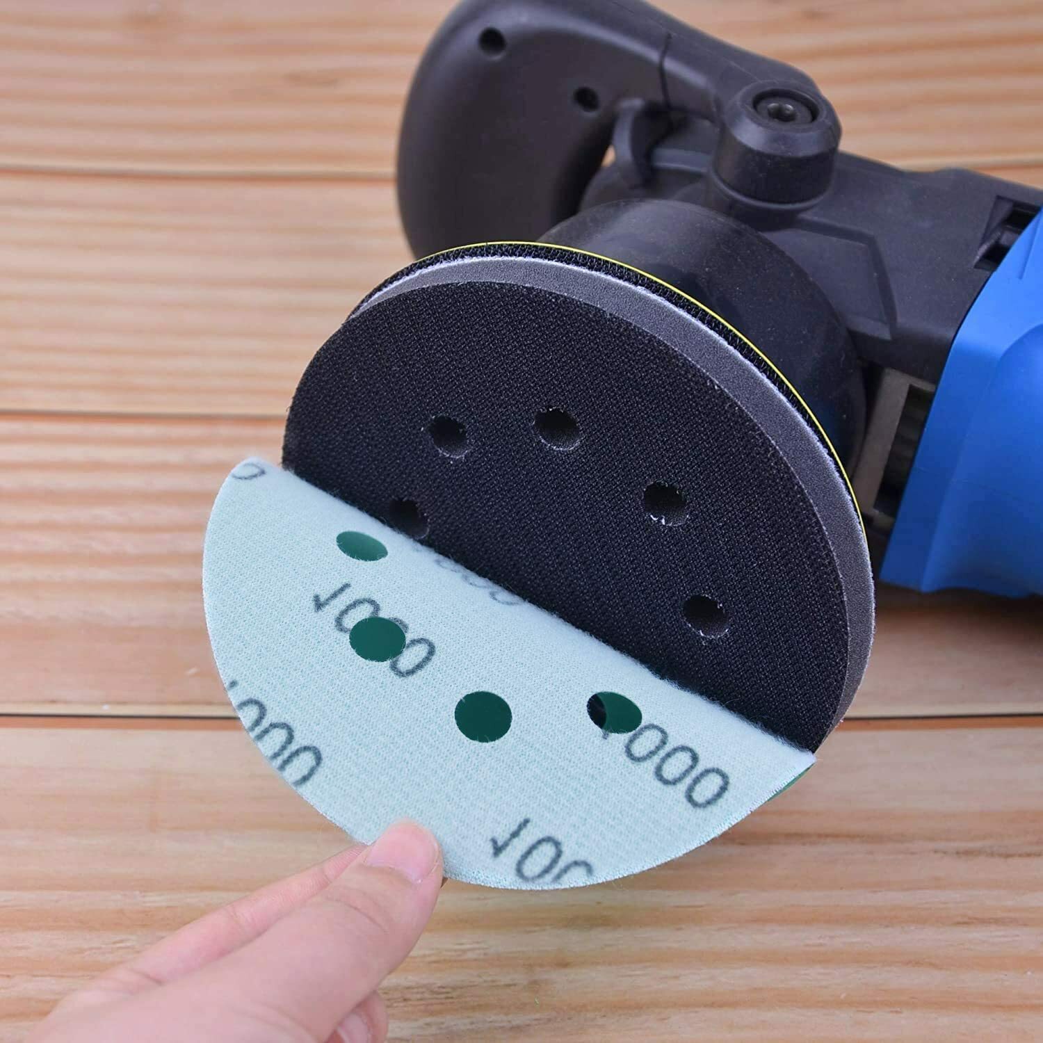 2PCS 5 inch Hook Loop Soft Foam Interface Sanding Disc Sander Buffer Backing Pad
