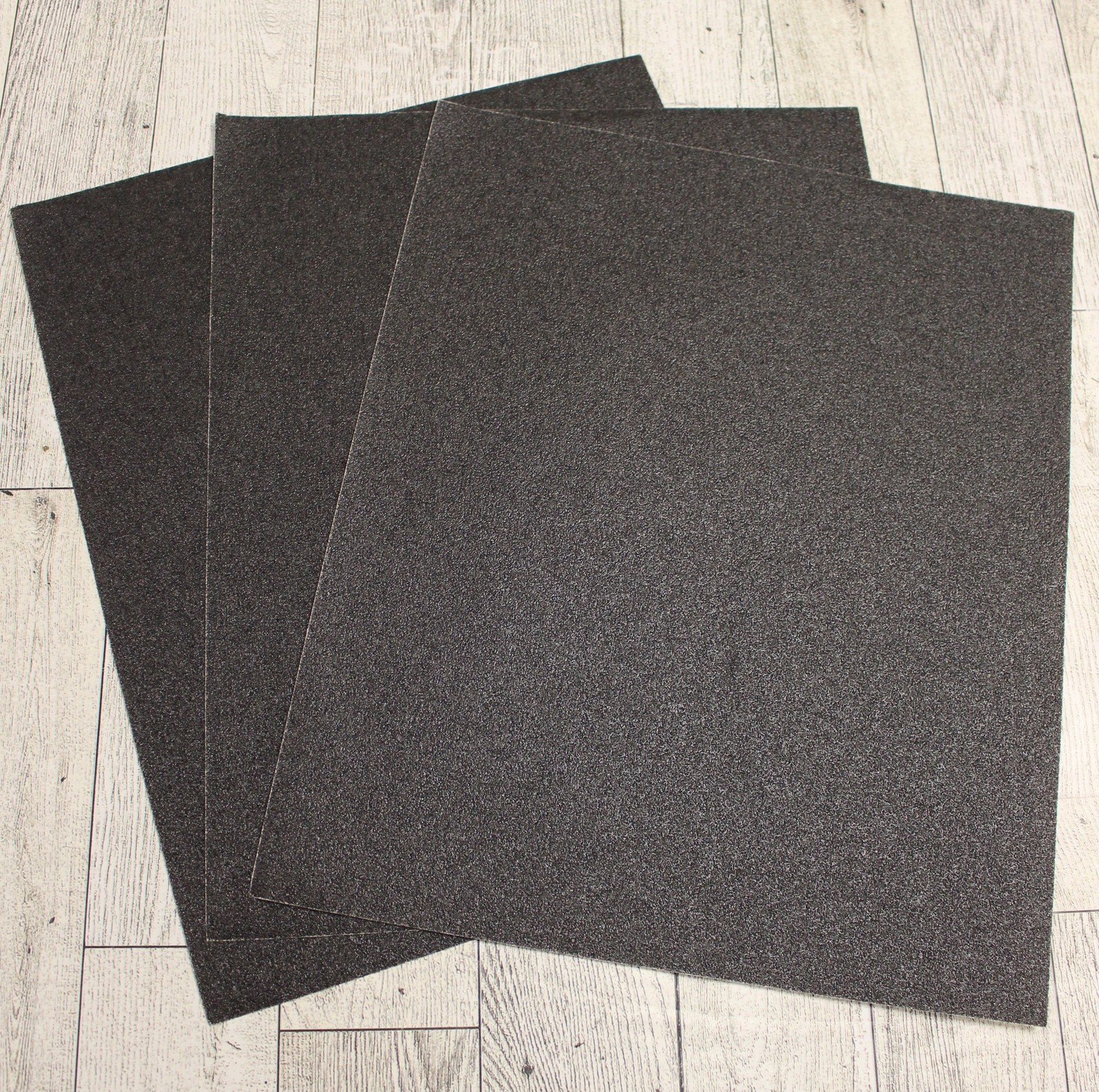 Norton Emery Sanding Sheets – Pack of 3 – 11″ x 9″ – Medium Grade – J Weighted