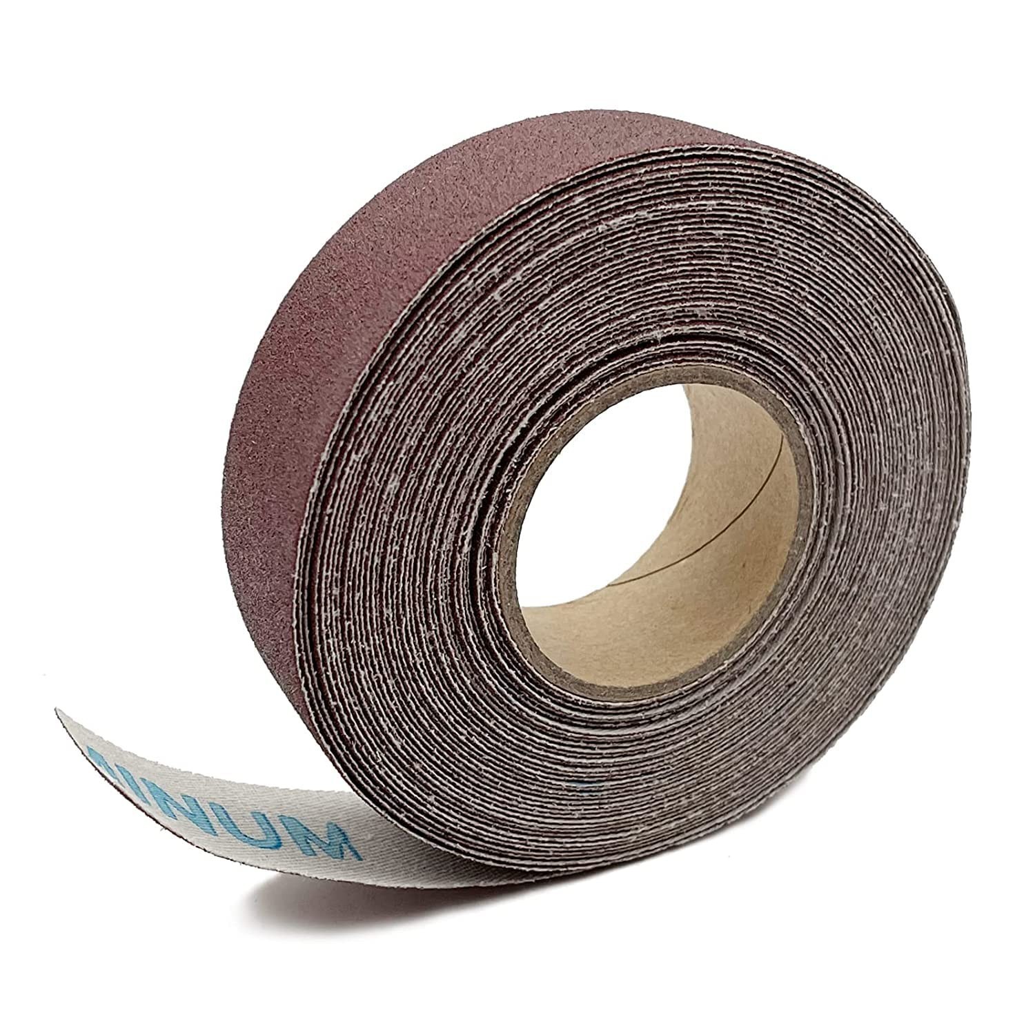 Versatile 1″ x 26 Feet 180 Grit Sandpaper Roll for Woodwork and Automotive Needs