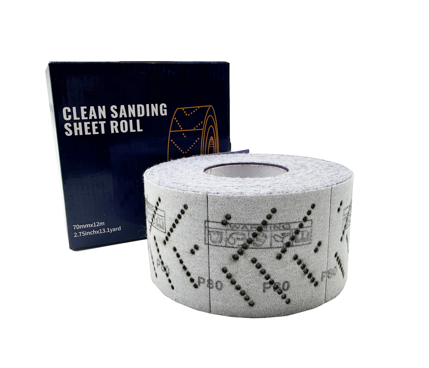 1 PCS 70 mm x 12 m ‎Ceramic Automotive Sanding Roll P80-P400 for Coating Removal