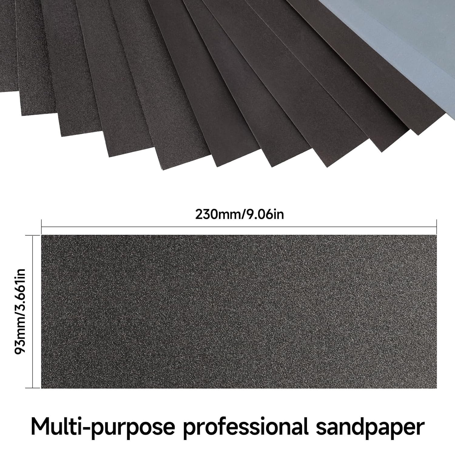 21-Pack 1000 Grit Wet/Dry Sandpaper Sheets 9×3.6in for Wood, Metal, Automotiv…