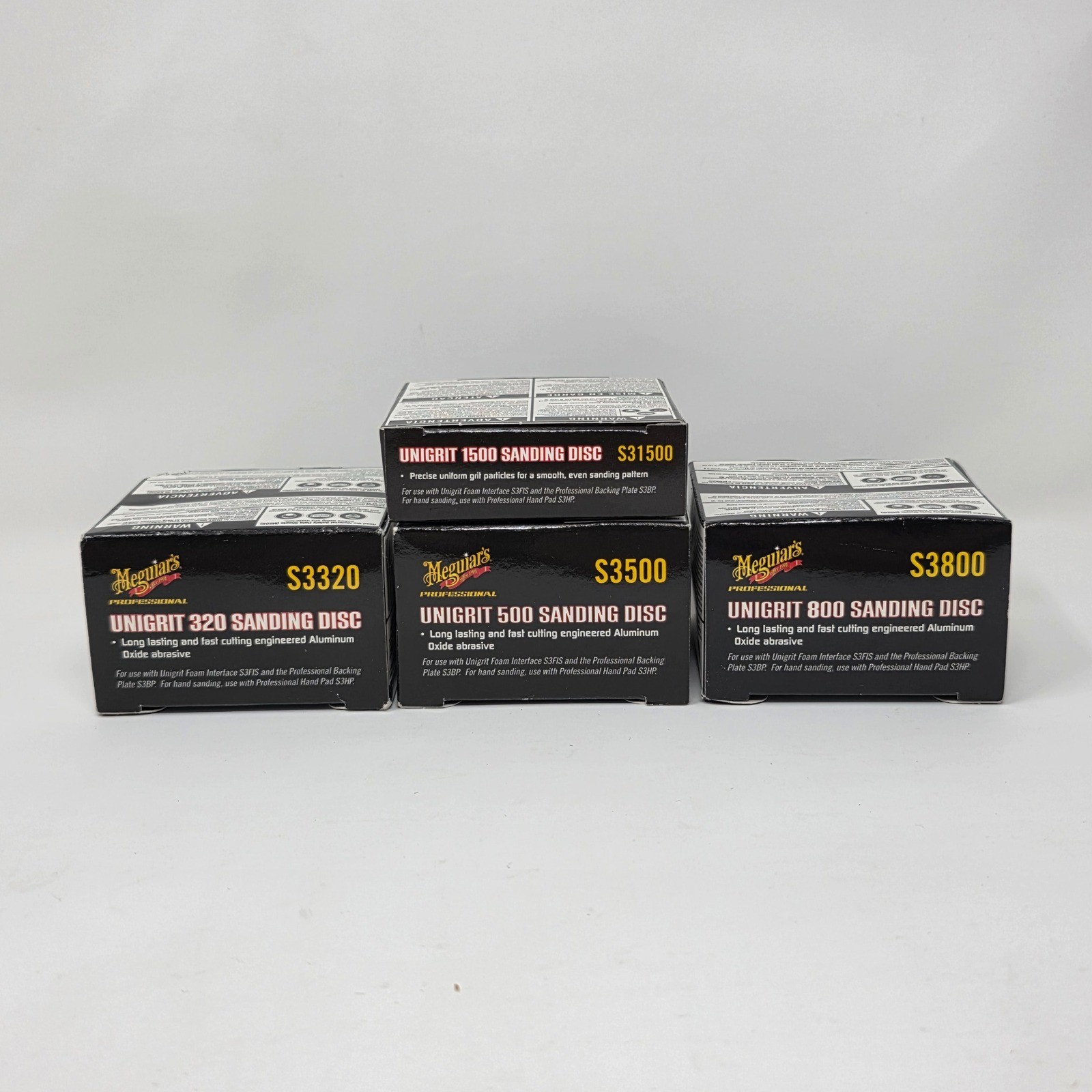 Meguiar’s Professional Unigrit Finishing System Kit CP Polishers Sanding Discs