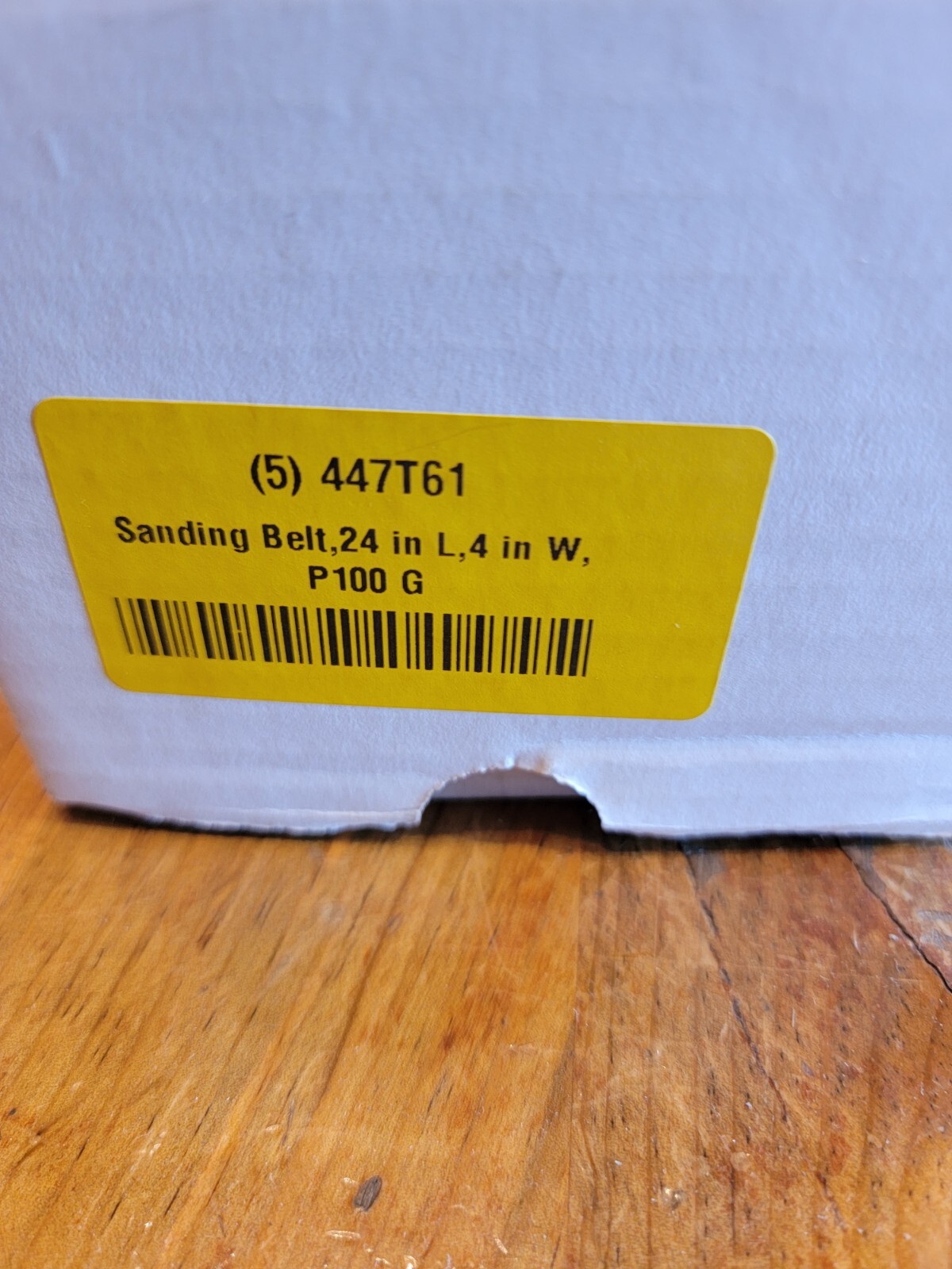 Carbo Gold 4″x24″ inch Sanding Belts Alum Oxide 100 Grit 05539554825 5pk 447T61