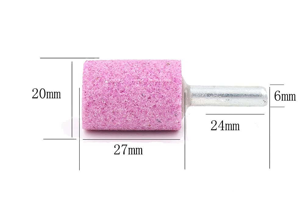 10 Pack Various Shapes Abrasive Grinding Stone Mounted Grinding Bits 1/4″ Shank